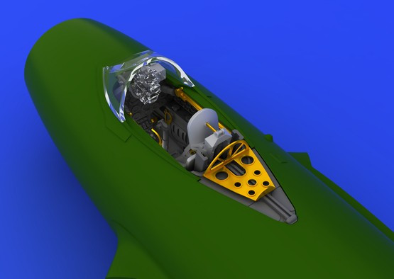 1/72 Aircraft- MiG15 Cockpit for EDU (Photo-Etch & Resin)