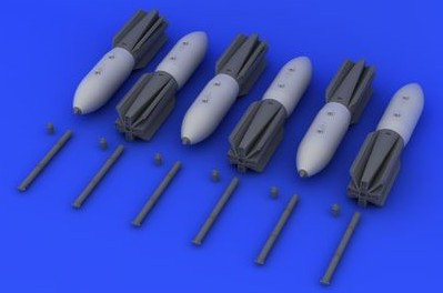 1/72 Aircraft- M117 Bombs w/Airbrake (Decals & Resin)