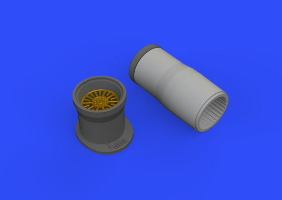 1/72 Aircraft- MiG21MF Exhaust Nozzle for EDU (Photo-Etch & Resin)