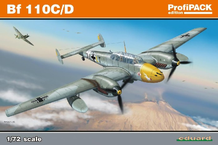 1/72 Bf110C/D Fighter (Profi-Pack Plastic Kit)