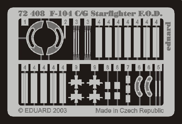 1/72 Aircraft- F104C/G Starfighter F.O.D. for HSG (D)