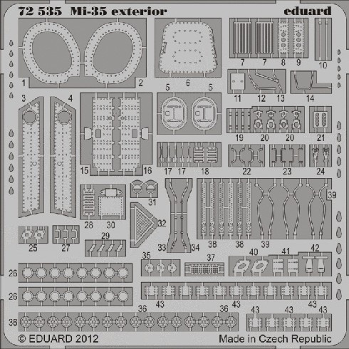 1/72 Aircraft- Mi35 Exterior for ZVE