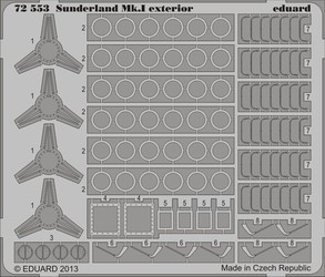 1/72 Aircraft- Sunderland Mk I Exterior for ITA