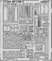 1/72 Aircraft- Bf110G4 for EDU