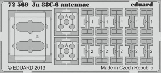 1/72 Aircraft- Ju88C6 Antenna for RVL