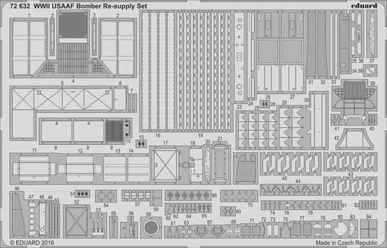 1/72 Aircraft- USAAF Bomber Re-Supply Set WWII for ARX