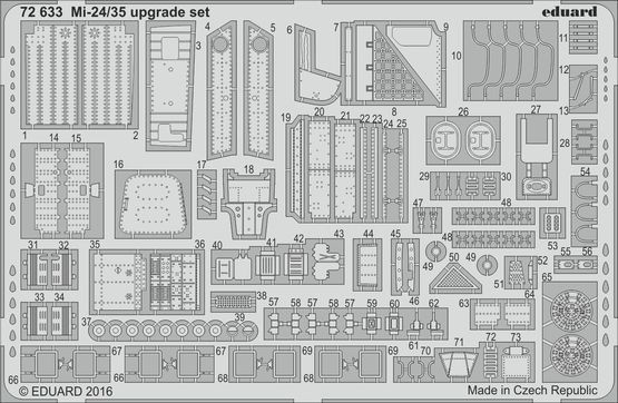 1/72 Aircraft- Mi24/35 Upgrade Set for EDU
