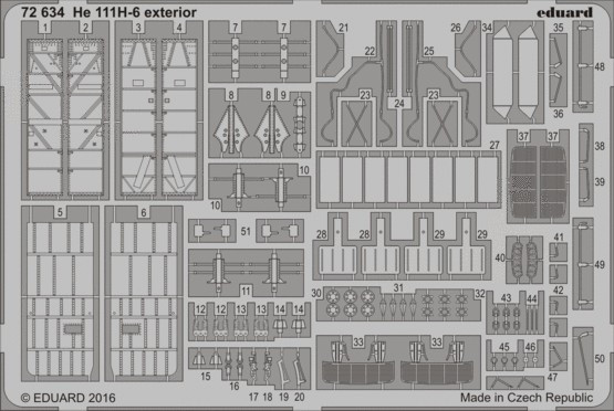 1/72 Aircraft- He111H6 Exterior for ARX