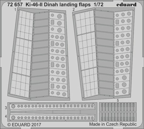 1/72 Aircraft- Ki46II Dinah Landing Flaps for HSG