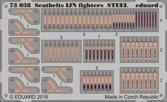 1/72 Aircraft- Seatbelts IJN Steel Fighter (Painted)