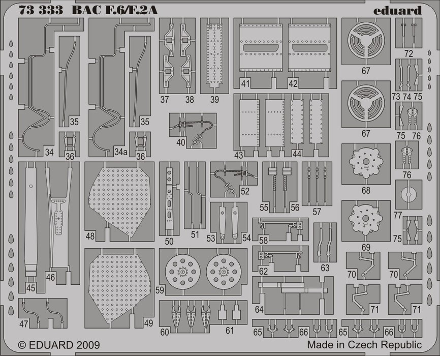 1/72 Aircraft- BAC Lightning F6/F2A for TSM (Painted Self Adhesive)