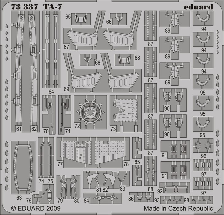 1/72 Aircraft- TA7 for HBO (Painted Self Adhesive) (D)