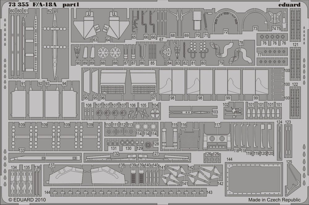 1/72 Aircraft- F/A18A for ACY (Painted Self Adhesive) (D)