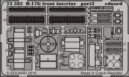 1/72 Aircraft- B17G Front Interior for RVL (Painted)
