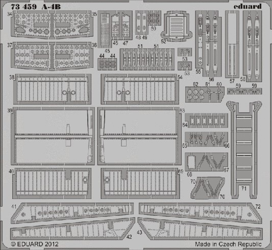 1/72 Aircraft- A4B for ARX (Painted Self Adhesive)