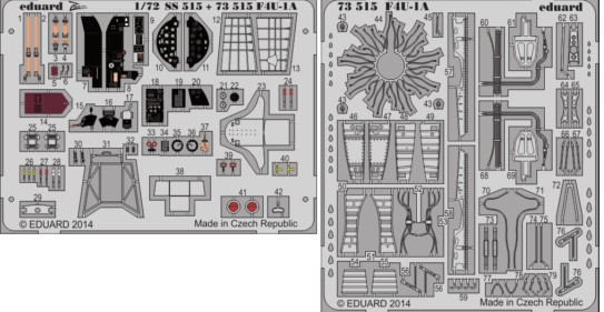 1/72 Aircraft- F4U1A for RVL (Painted Self Adhesive)