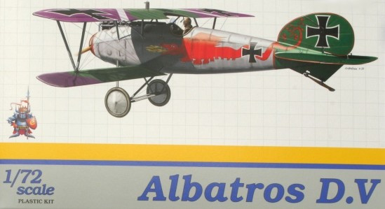 1/72 Albatros D V BiPlane (Wkd Edition Plastic Kit)