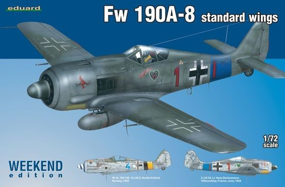 1/72 Fw190A8 Standard Wings Fighter (Wkd Edition Plastic Kit)