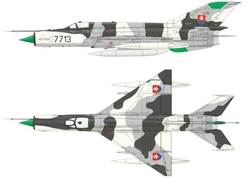 1/48 MiG21MF Fighter (Wkd Edition Plastic Kit)