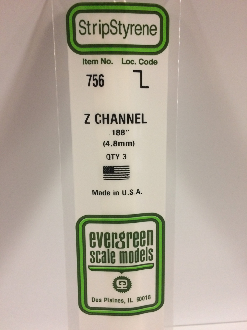 .188 Z-Channel (4.8mm) (3)