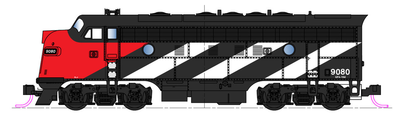 N F7A Diesel CN #9098 w/ESU LokSound