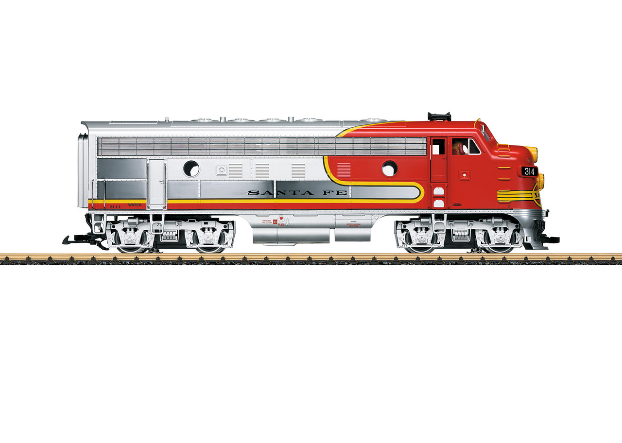 2020 LGB 20583 Dgtl Santa Fe Diesel Locomotive F7A