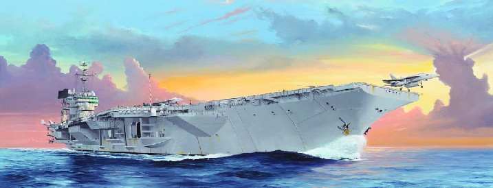 1/350 USS Kitty Hawk CV63 Aircraft Carrier