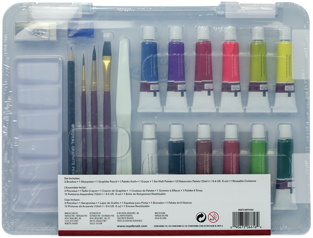 RSET3102 Essentials Clear View Art SetWatercolor Painting Modellbahn