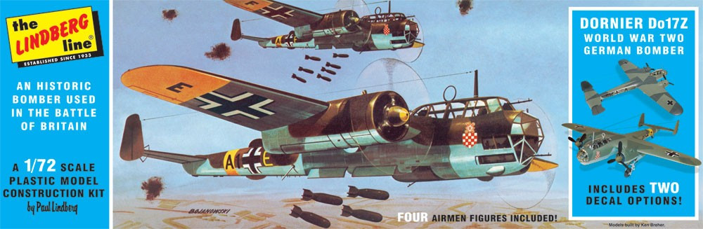 LND-414  1/72 Dornier Do17Z WWII German Bomber