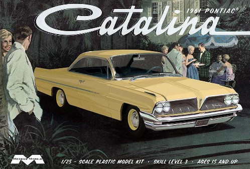 MOE-1217  1/25 1961 Pontiac Catalina Car