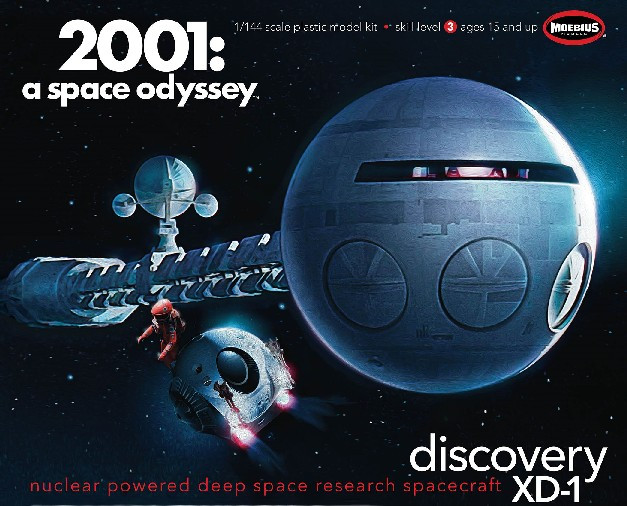 MOE-20013  1/144 2001 Space Odyssey: Discovery XD1 Nuclear Powered Deep Space Re