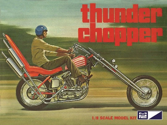 MPC-835  1/8 Thunder Chopper Custom Motorcycle