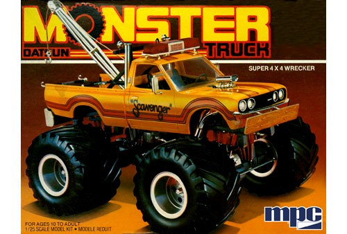 MPC-852  1/25 1975 Datsun Scavenger Monster Wrecker Truck