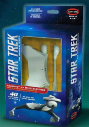 PLL-937  1/1000 Star Trek The Original Series Klingon D7 Battle Cruiser (Snap)