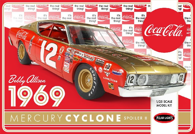 PLL-948  1/25 Bobby Allison's 1969 Coca Cola Mercury Cyclone Spoiler II Race Car