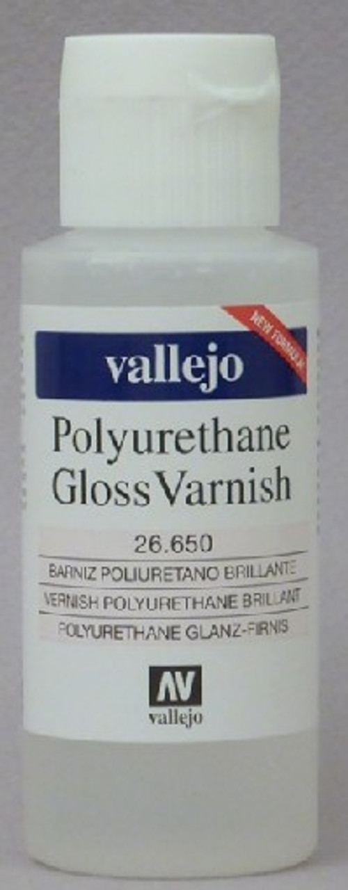 Vallejo 60ml Bottle Polyurethane Gloss Varnish