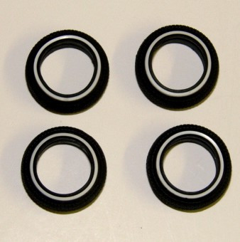 PGH-1016  1/24-1/25 520 Whitewall Tires (4)