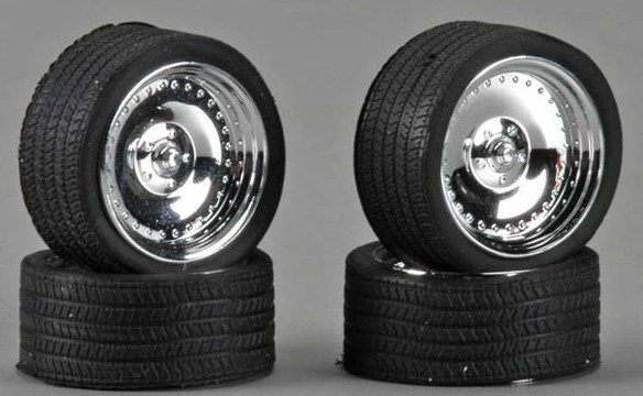 PGH-2311  1/24-1/25 CL's 23" Chrome Rims w/Tires (4)
