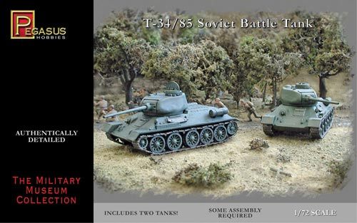 PGH-7662  1/72 Soviet T35/85 Tank (2) (Snap)
