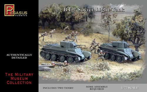 PGH-7673  1/72 Soviet BT7 Light Tank (2) (Snap)