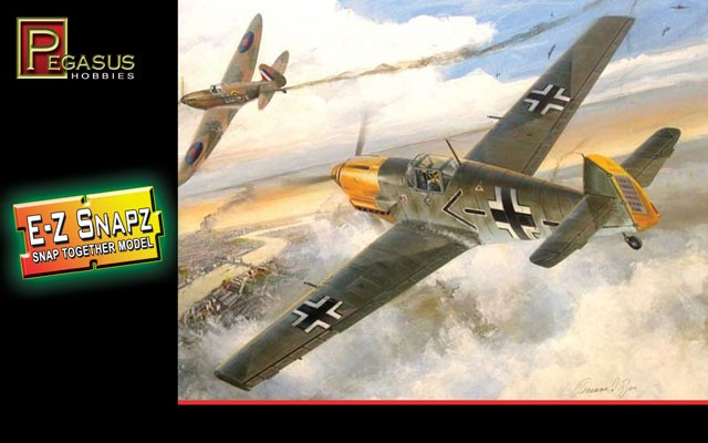 PGH-8412  1/48 Bf109E4 Aircraft (Snap)