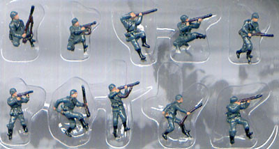 PGH-851  1/144 German Infantry WWII (10) (Painted)