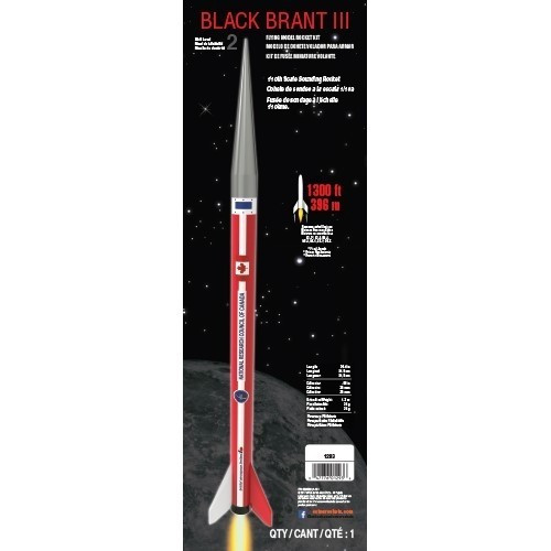 EST-1293  Black Brant III Model Rocket Kit (Skill Level 1)