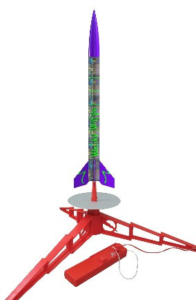 EST-1413  Wacky Wiggler Model Rocket Launch Set (Skill Level E2X)