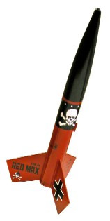 EST-651  Der Red Max Model Rocket Kit (Skill Level 1)
