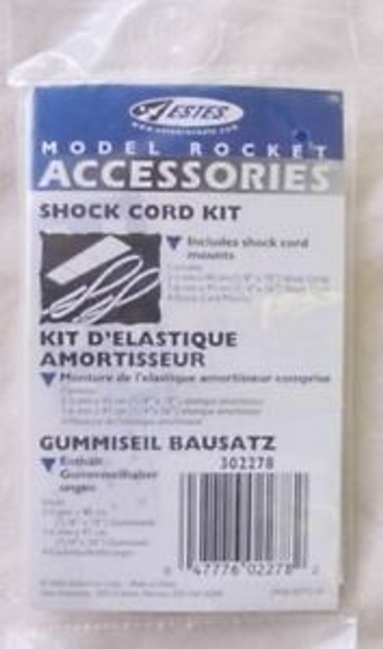 Models & Kits 302278 Estes Model Rocket Shock Cord Kit C 13.04