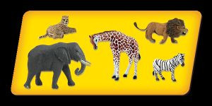 Scene-A-Rama Scene Setters African Wildlife