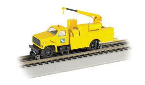 BAC16903  HO Hi-Rail Truck w/DCC & Crane, CR/Yellow