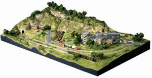 ATL2588  N Scenic Ridge Track Package (track for pictured layout)