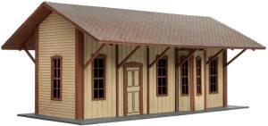 ATL4001017  HO Laser Cut KIT Manahawkin Railroad Station